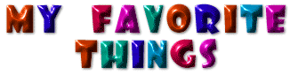My Favorite Things